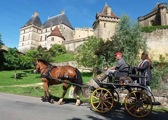 Hippo-gite בית נופש Biron (Dordogne)